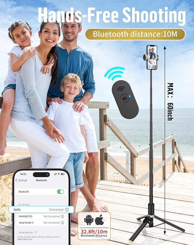Phone Tripod Selfie Stick:Phone Stand