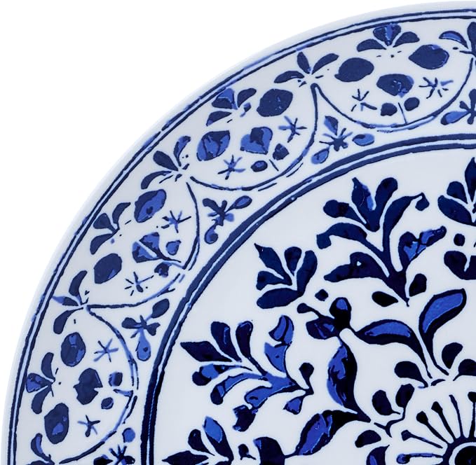 Pfaltzgraff Medallion Radiance 12 Piece Stoneware Dinnerware Plate Bowl Dish Set