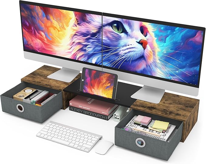 WESTREE Dual Monitor Stand Riser