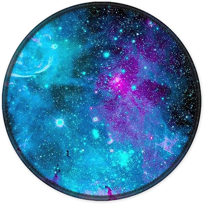 ITNRSIIET Round Mouse Pad with Stitched Edge Premium-Textured Waterproof