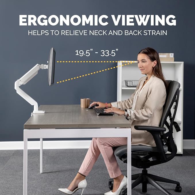 Fellowes Platinum Series Single Monitor Arm
