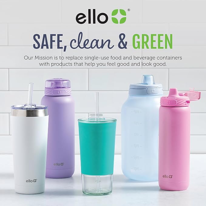 Ello 12oz Kids Plastic Reusable Color Changing Cups