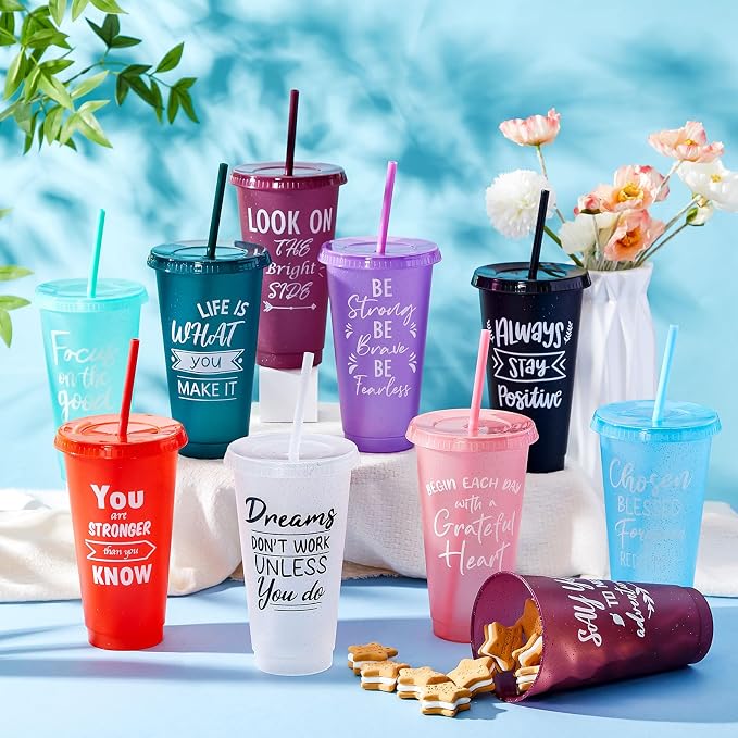 Uiifan 50 Pcs Inspirational Cups Bulk