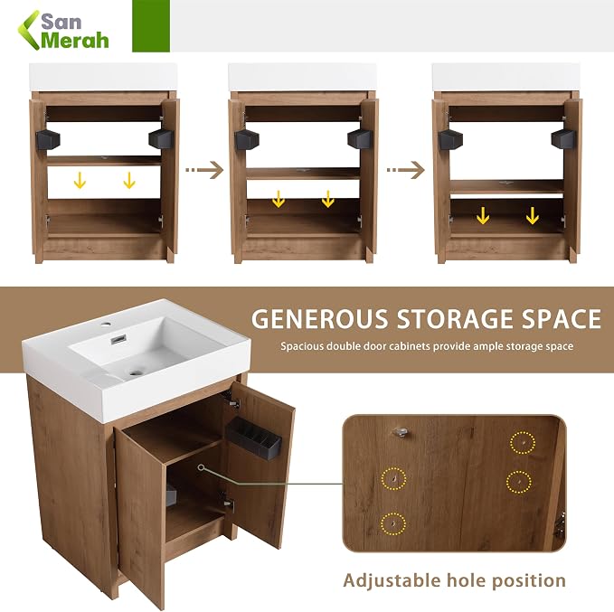24 inch Bathroom Vanity with Sink