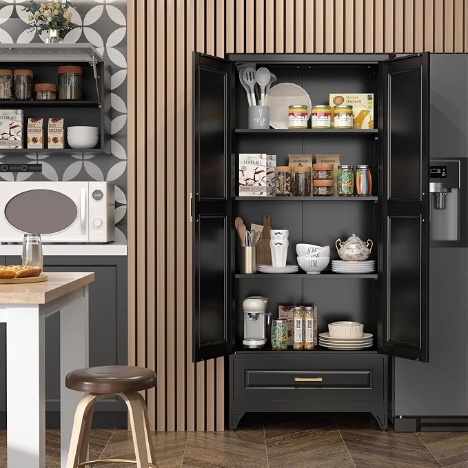 75" Kitchen Pantry Cabinet