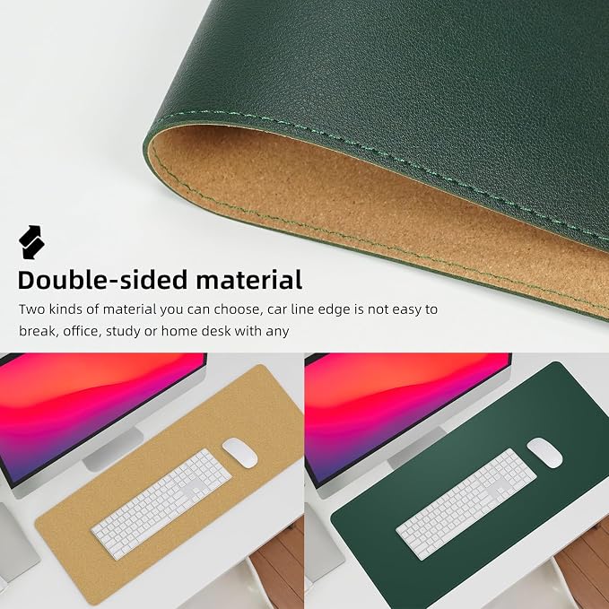 Leather Desk pad Protector, Large Desk mat