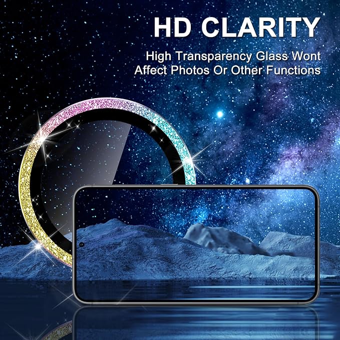 for Samsung Galaxy S25 Edge Camera Lens Protector, Individual Metal Ring