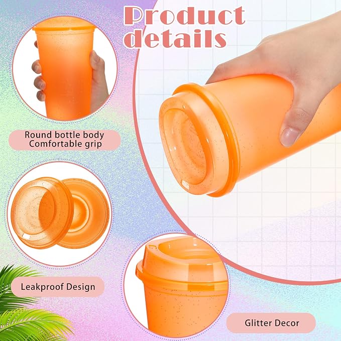 FillTouch 12 Pcs 16 oz Reusable Coffee Cups