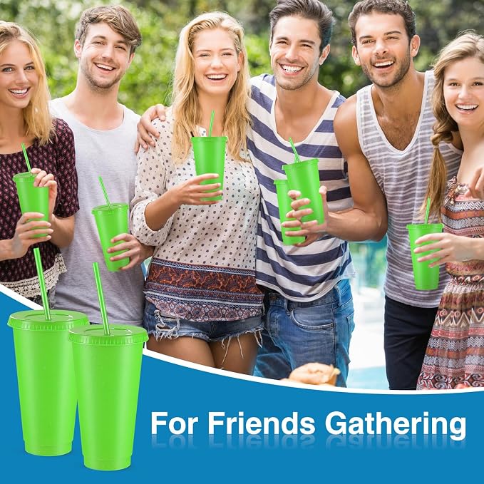 Amyhill 24 Pcs Reusable Cups
