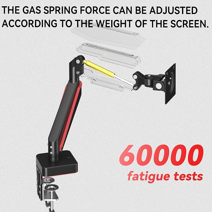 Premium Aluminum Heavy Duty Monitor Arm,