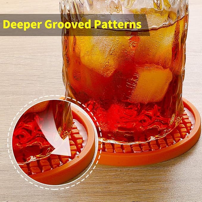 ME.FAN Silicone Coasters Thickened Drink Coasters