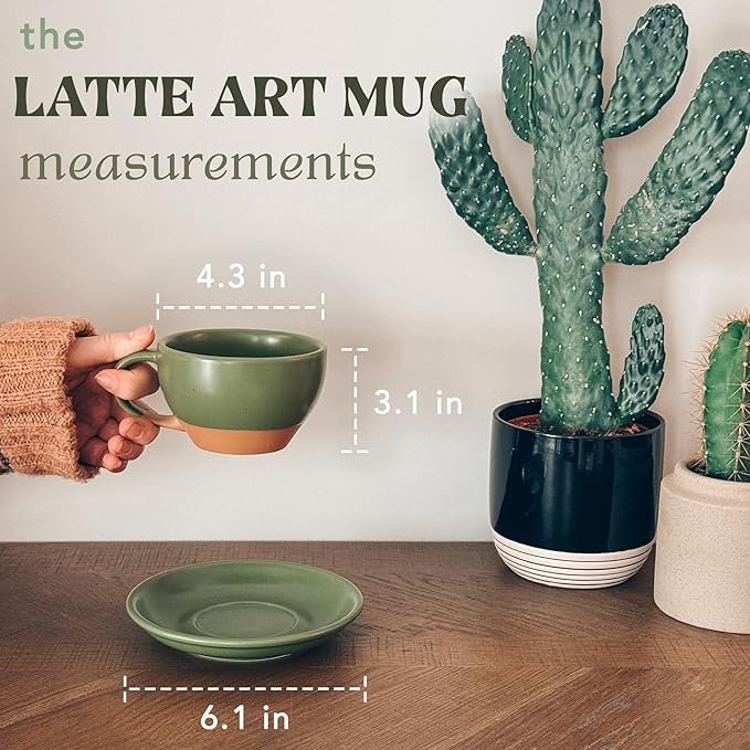 MORA Ceramic Latte Art Mug