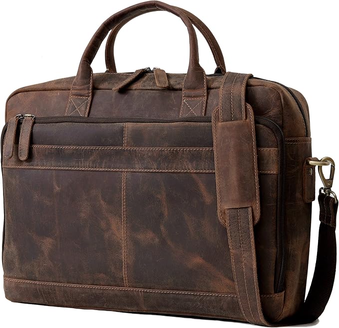 VC VINTAGE COUTURE Leather briefcase bag