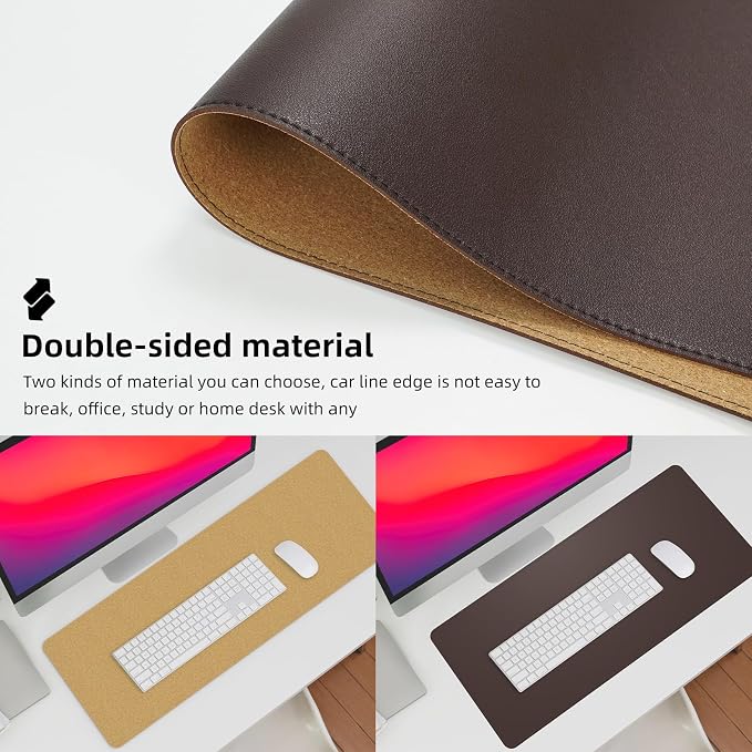 Leather Double-Sided Desk Pad
