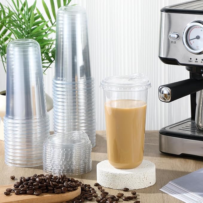 Baderke Clear Plastic Cups