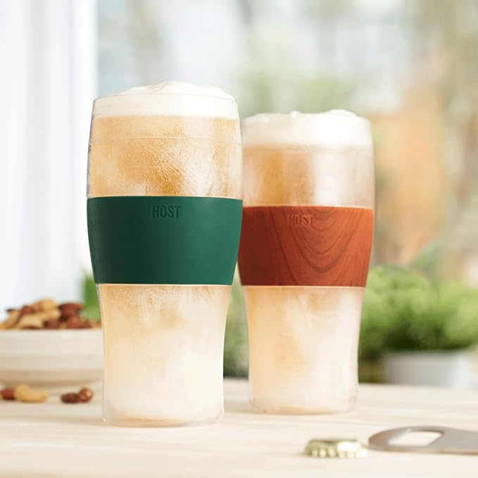 Host Freeze, Frozen Mugs, Freezable Pint Set, Beer Keep Your Drinks Cold