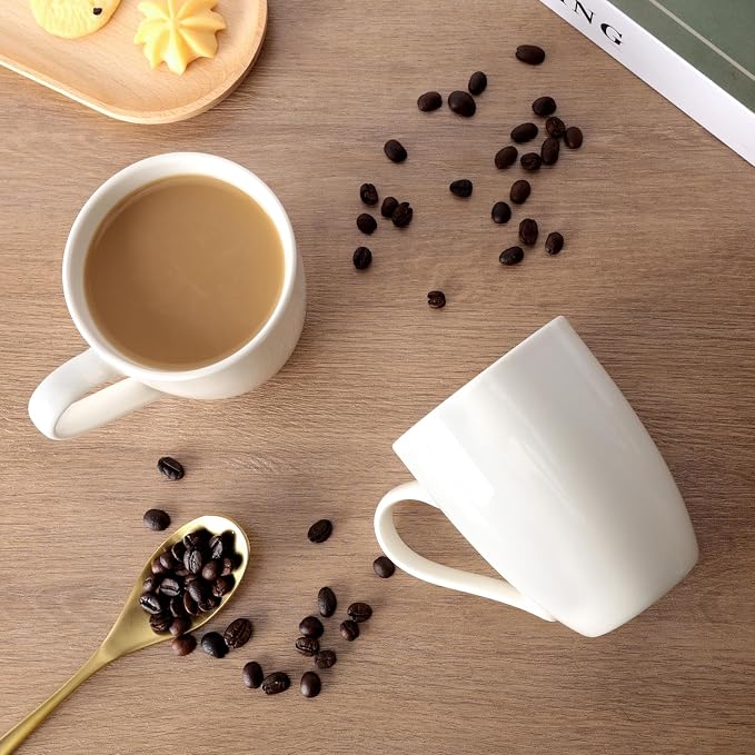 Ceramic Coffee Mugs Set of 4, 12 OZ,