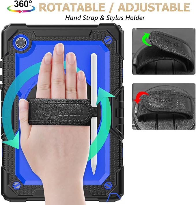 SEYMAC stock Case for Samsung Galaxy Tab A9 8.7'', Full-Body Drop Protection
