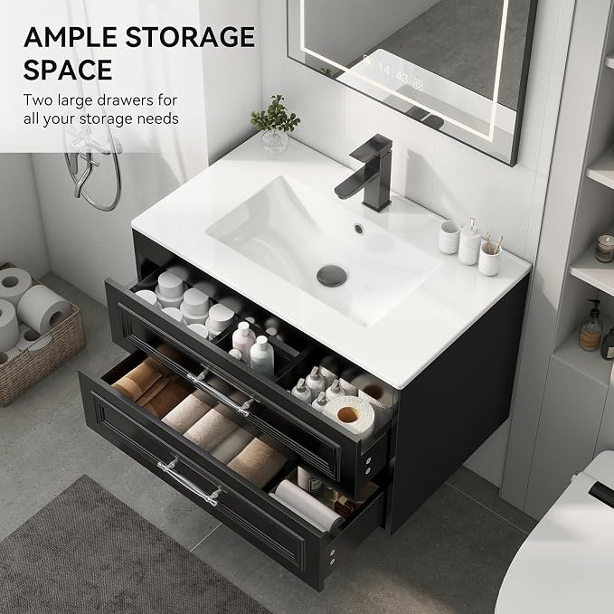 30" Floating Bathroom Vanity
