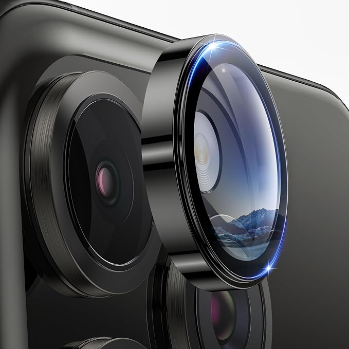 Hoerrye for iPhone 15 Pro Max/iPhone 15 Pro Camera Lens Protector 9H Tempered