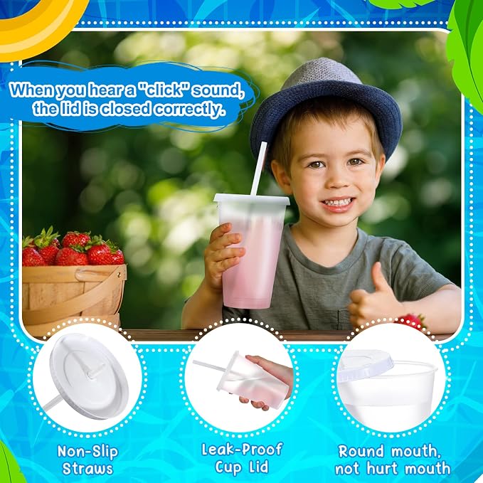 Mifoci 12 Pcs Plastic Tumbler