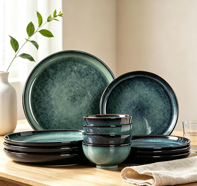 Ceramic tableware set, suitable