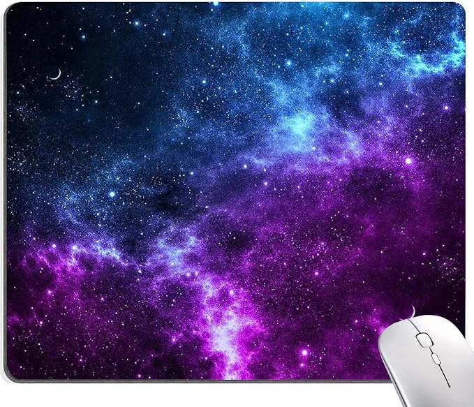 Galaxy with Lots of Star Mouse Pad, Cosmic Nebula Mouse Pad Custom Design