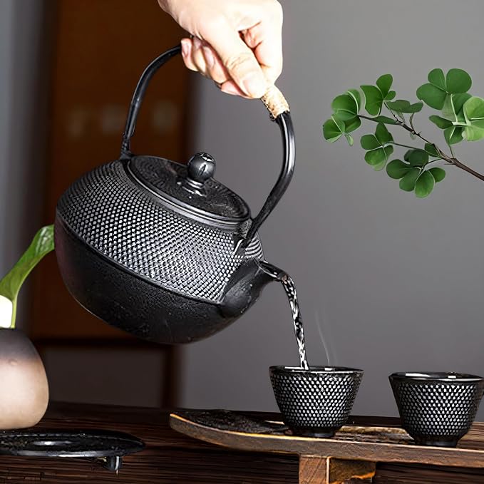Japanese Cast Iron Tea Cups, Small and Heavy Teacups