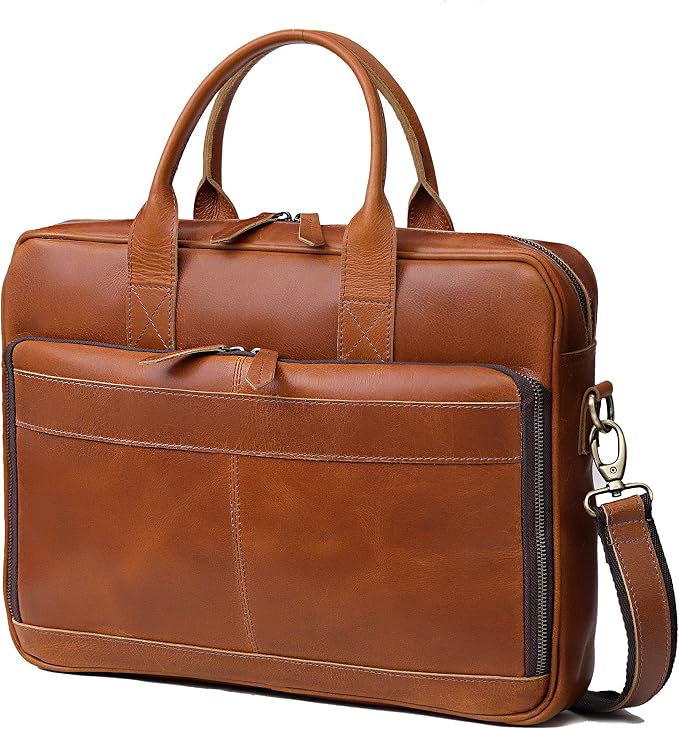 VC VINTAGE COUTURE Leather briefcase bag