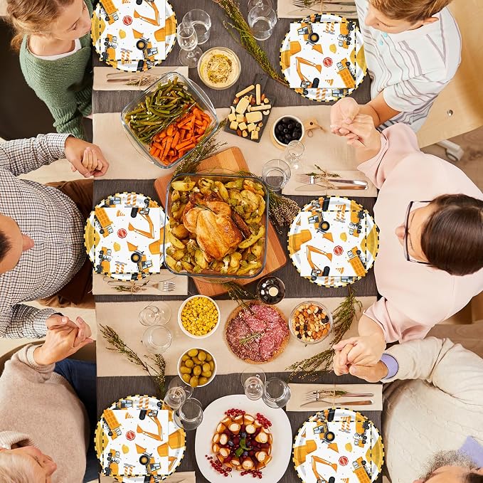 Construction Plates and Napkins Party Supplies