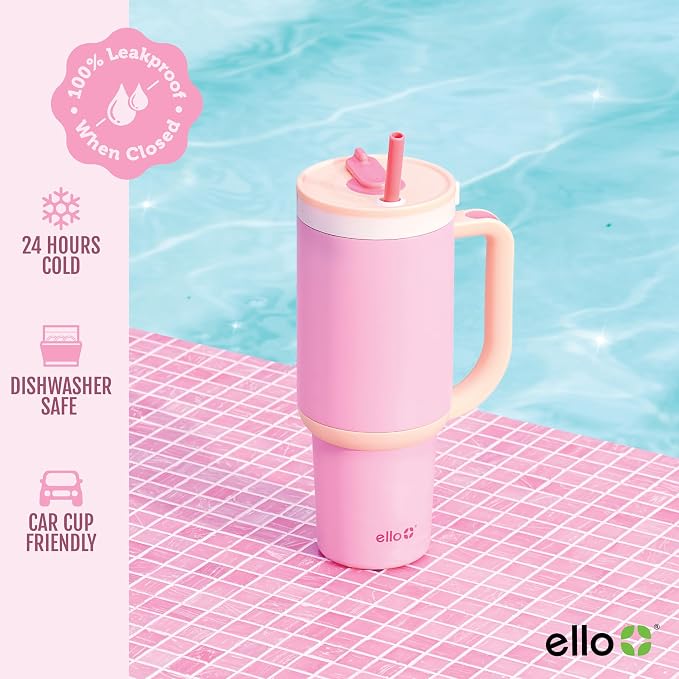 Ello Oasis 40oz Insulated Stainless Steel Tumbler