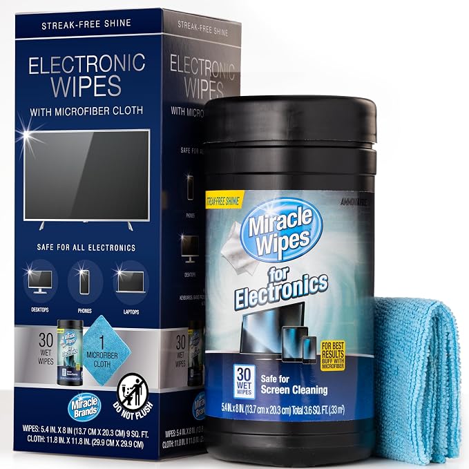 MiracleWipes for Electronics Cleaning