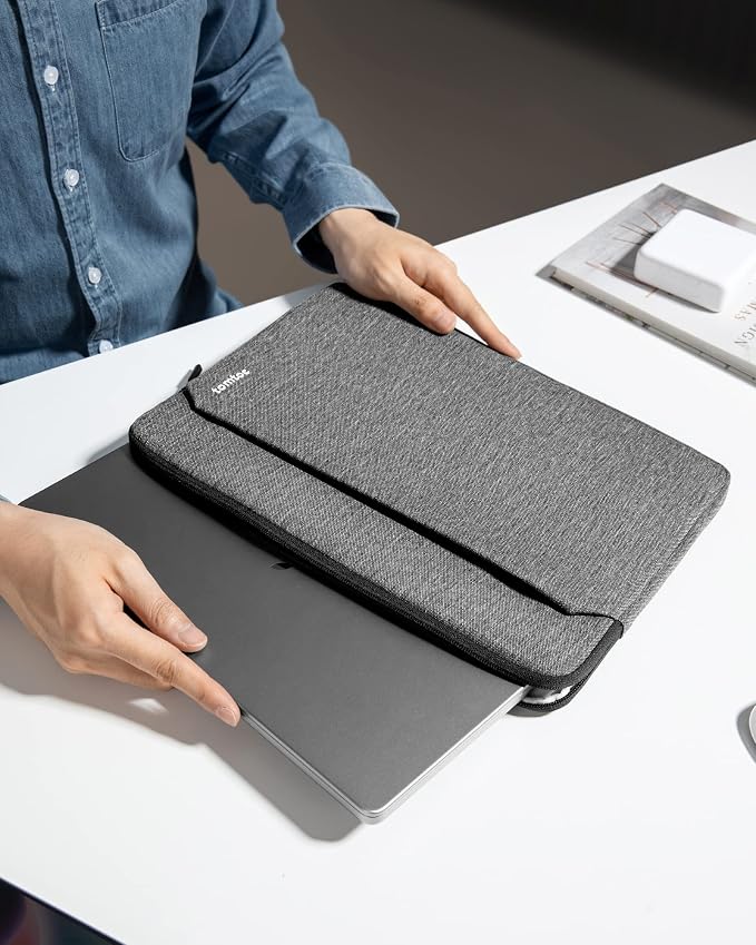 tomtoc Slim Laptop Sleeve Case for 13-inch New MacBook Air M4/A3420 M3/A3113