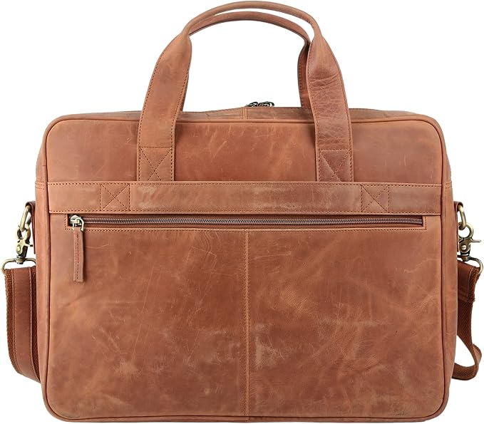 Leather briefcases Laptop Messenger Bags Best Office School College Satchel Bag