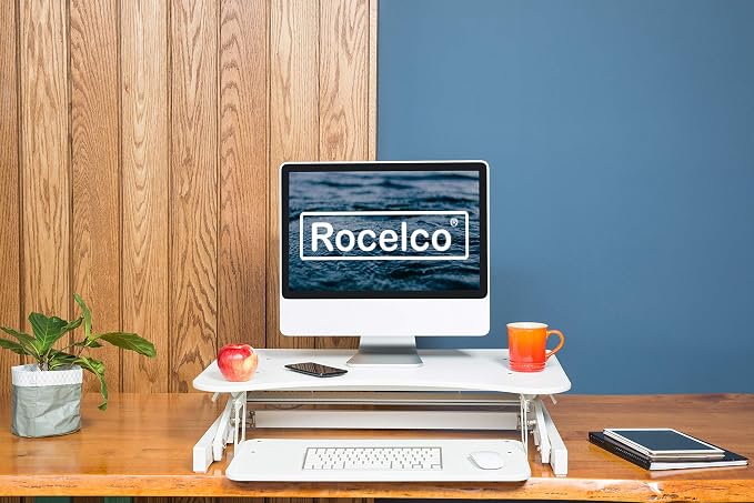 Rocelco 32" Height Adjustable Standing Desk Converter