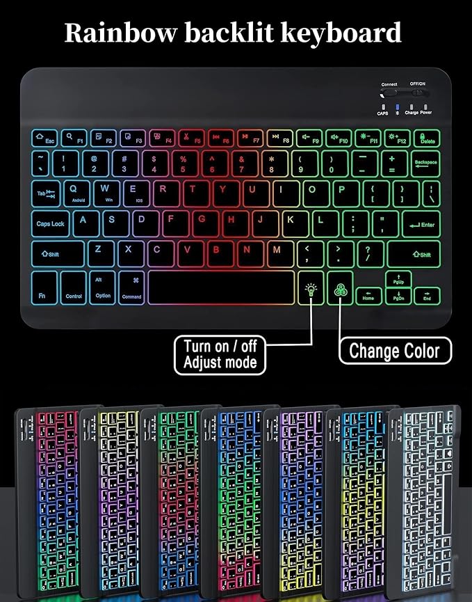 for iPad mini 7/ iPad mini 6th 7th Generation Keyboard Case