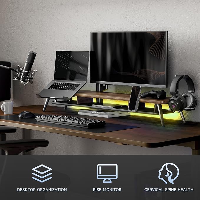 Fenge Dual Monitor Stand, Monitor Riser