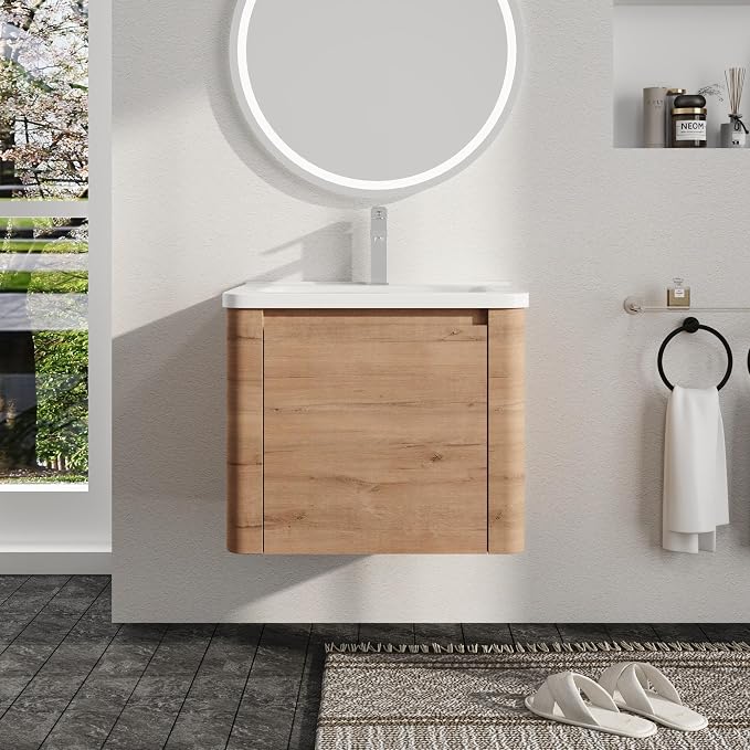 24 Inch Wall-Mounted Vanity