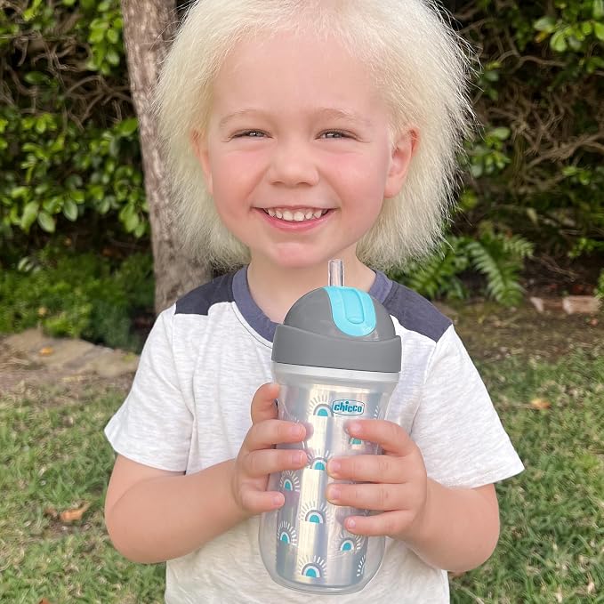 Chicco Insulated Straw Sippy Cup 12+ Months, 9oz Toddler Training Cup