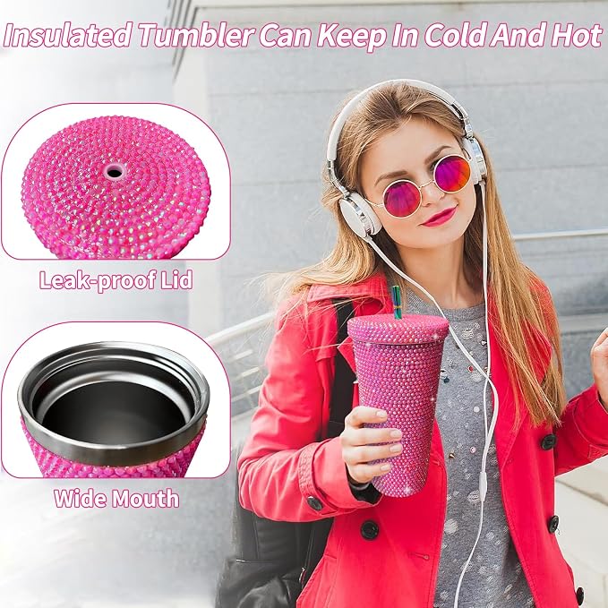 26oz Bling Rhinestone Tumbler