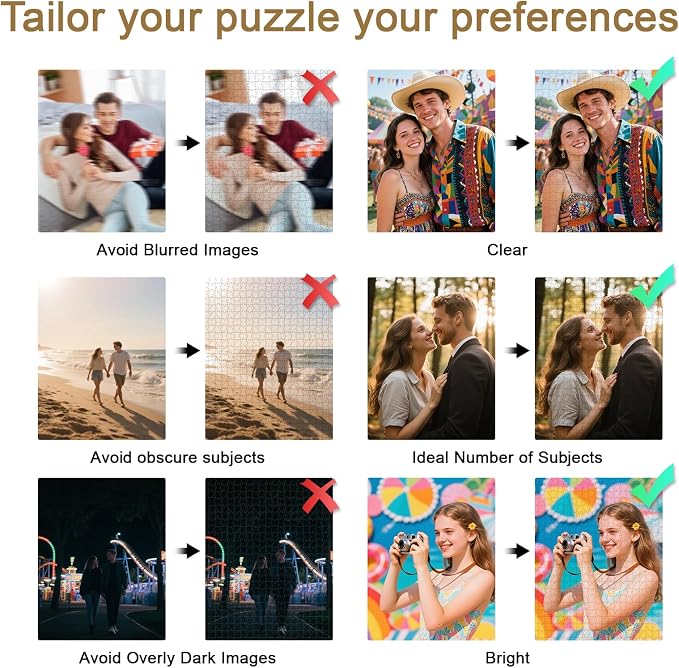Personalized Photo Puzzle with Glossy Finish – Custom Jigsaw Puzzle