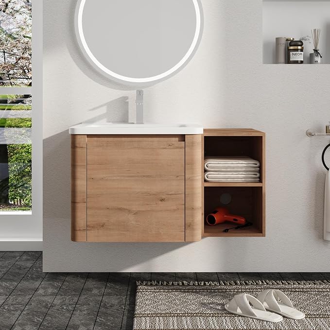36 Inch Wall-Mounted Vanity