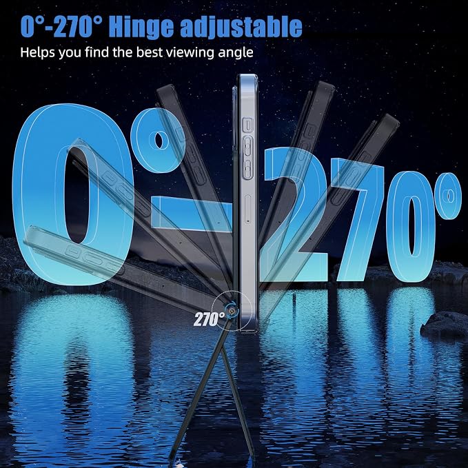 Magnetic Tripod for iPhone, Aluminium Phone Tripod Stand Compatible