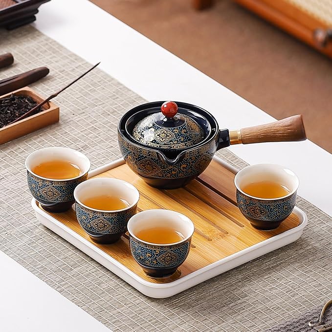Chinese Tea Set, Chinese Gongfu Tea Set, Portable Teapot Set