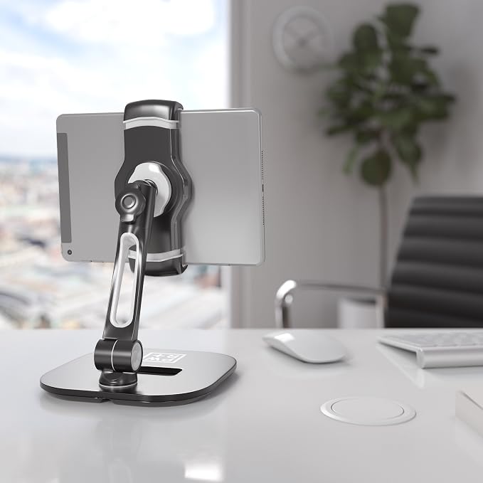 Tablet Stands and Holders Adjustable: Tablet Cell Phone Holder 360 Degree