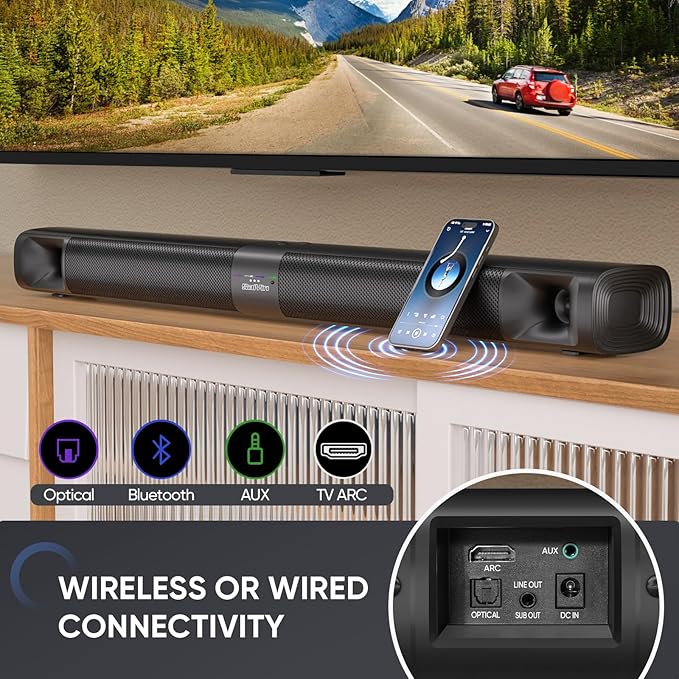 Saiyin Sound Bar for Smart TV