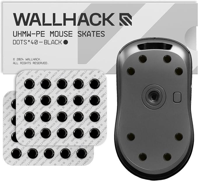 Wallhack UHMW-PE Dot Mouse Skates | Premium Universal Skates