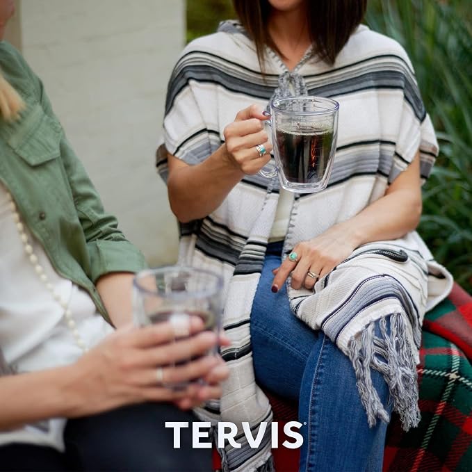 Tervis Clear & Colorful Tabletop Made in USA Double Walled Insulated Tumbler