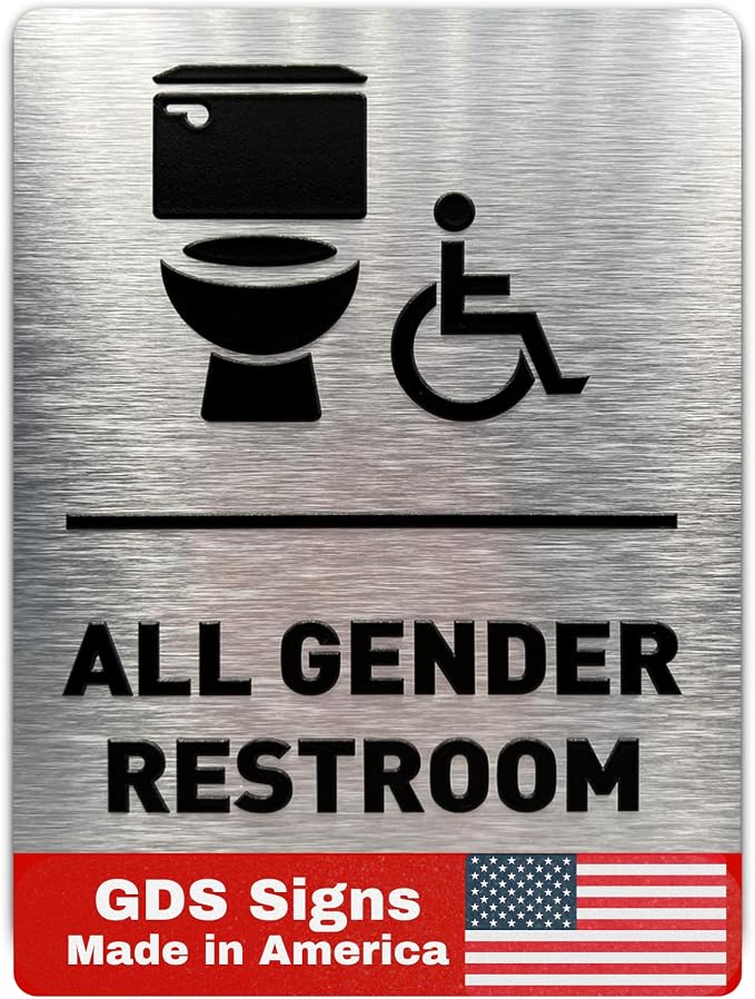 All Gender Bathroom Sign by