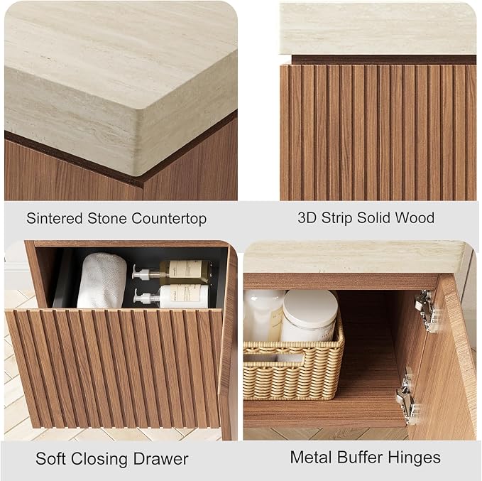 Ambrovina 48 Inch Floating Bathroom Vanity
